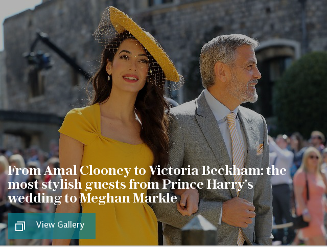 The most stylish guests from Prince Harry's wedding to Meghan Markle