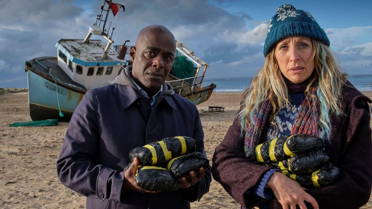  Paterson Joseph as Samuel Wells and Daisy Haggard as Janet Campbell in Boat Story. 