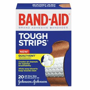 Band-Aid Tough Strips (about $4; available at any drugstore)