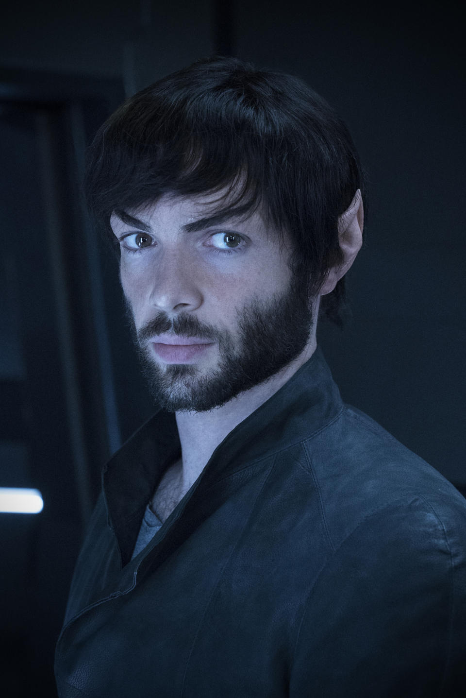 Ethan Peck as Spock in <em>Star Trek: Discovery</em>. (Photo: CBS All Access)