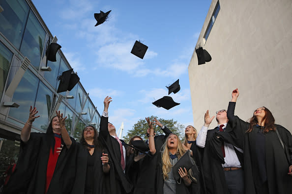 Students From The School Of Arts And Creative Industries At South Bank University Graduate