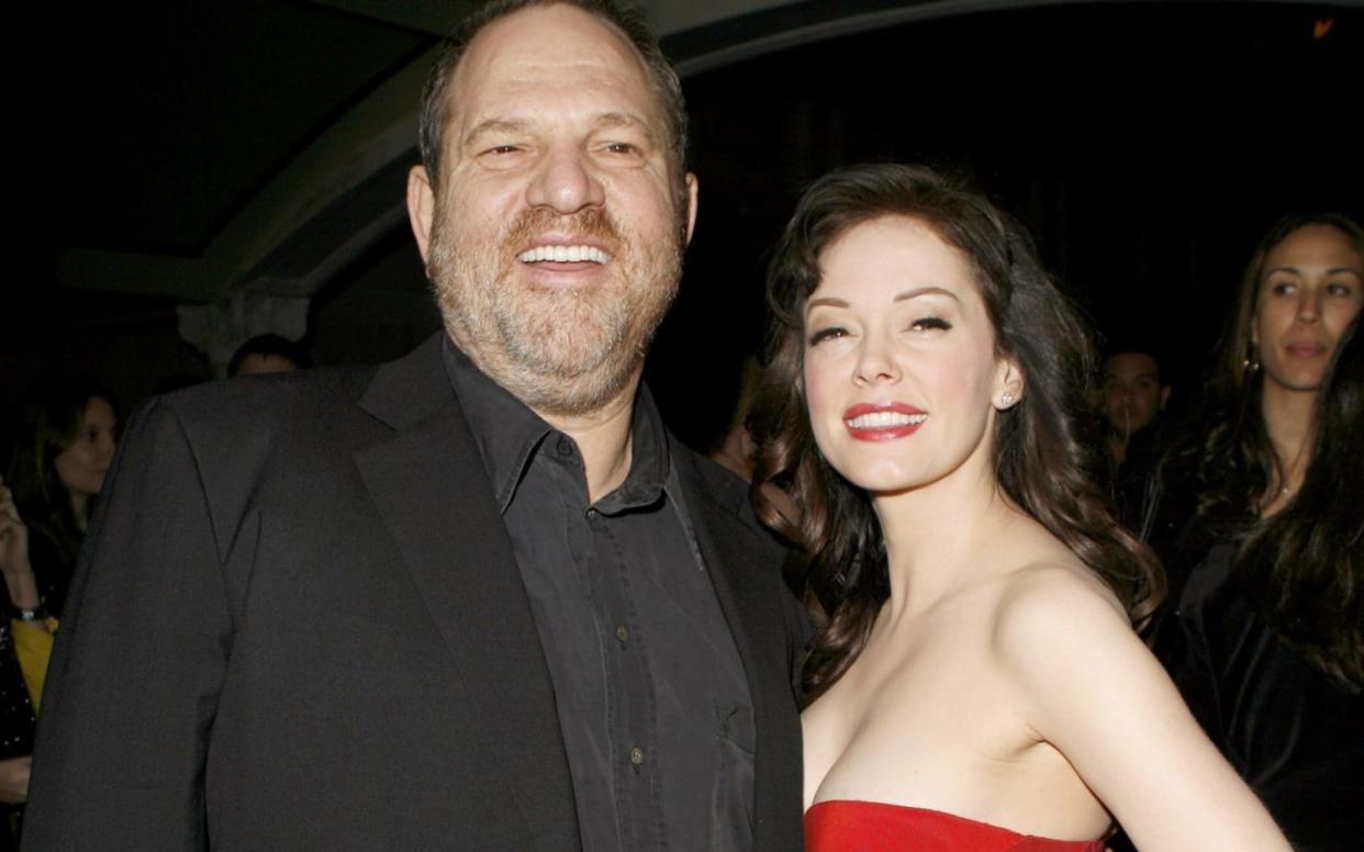 Harvey Weinstein and Rose McGowan - WireImage