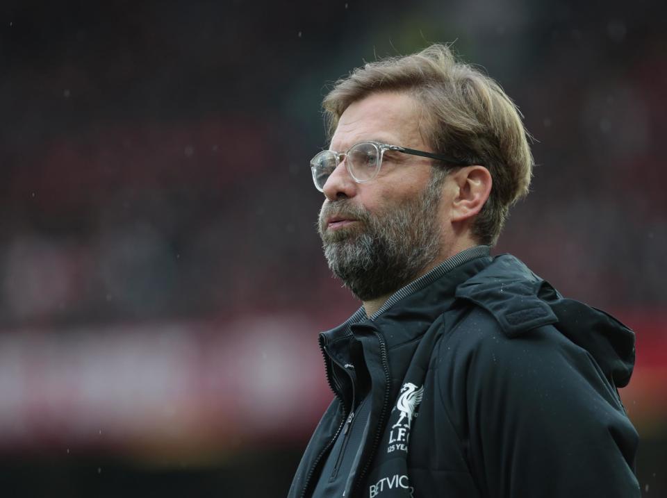 Jurgen Klopp will be looking to return to winning ways after last weekend's defeat by United: Getty