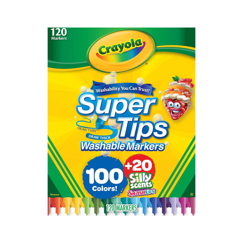 Crayola Super Tips Marker Set (120ct)