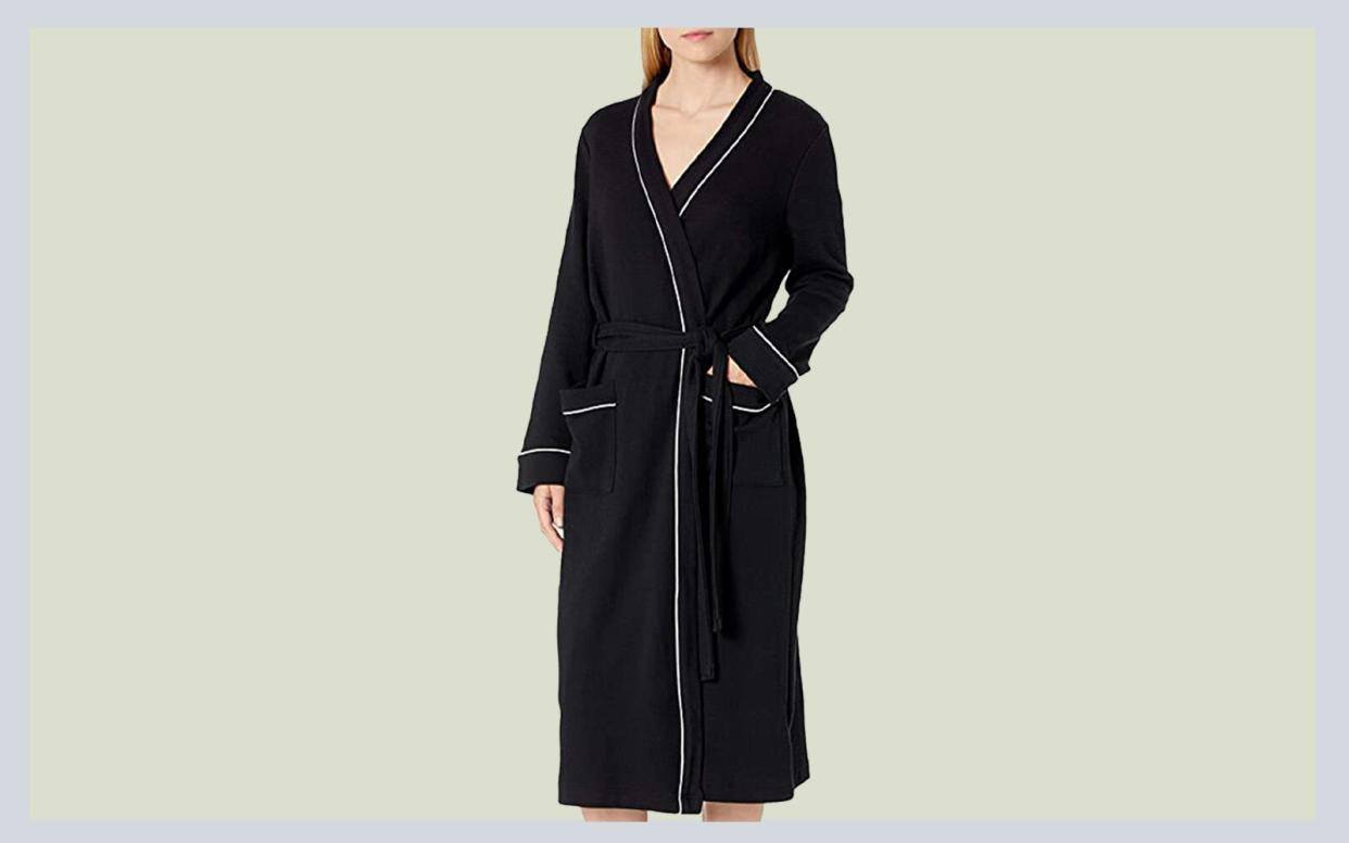 Amazon Essentials Women's Lightweight Waffle Full-Length Robe