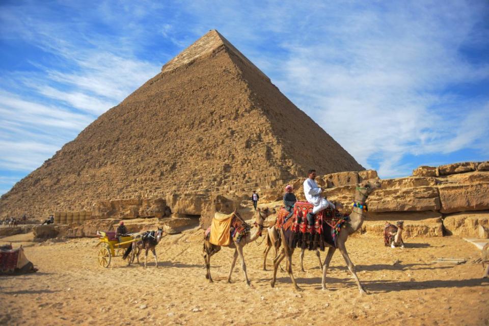 PHOTO of Pyramids of Giza, Egypt: Getty Images