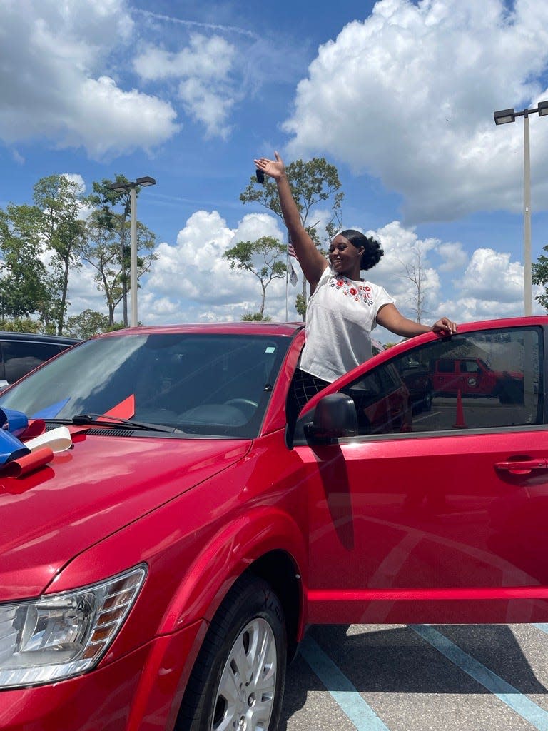 Kiairah Johnson received a free car after completing Step Up Savannah's Chatham Apprentice Program. Through the program, she got a job at FedEx, but without a car, the high school senior had to rely on her grandmother to drive her to work.