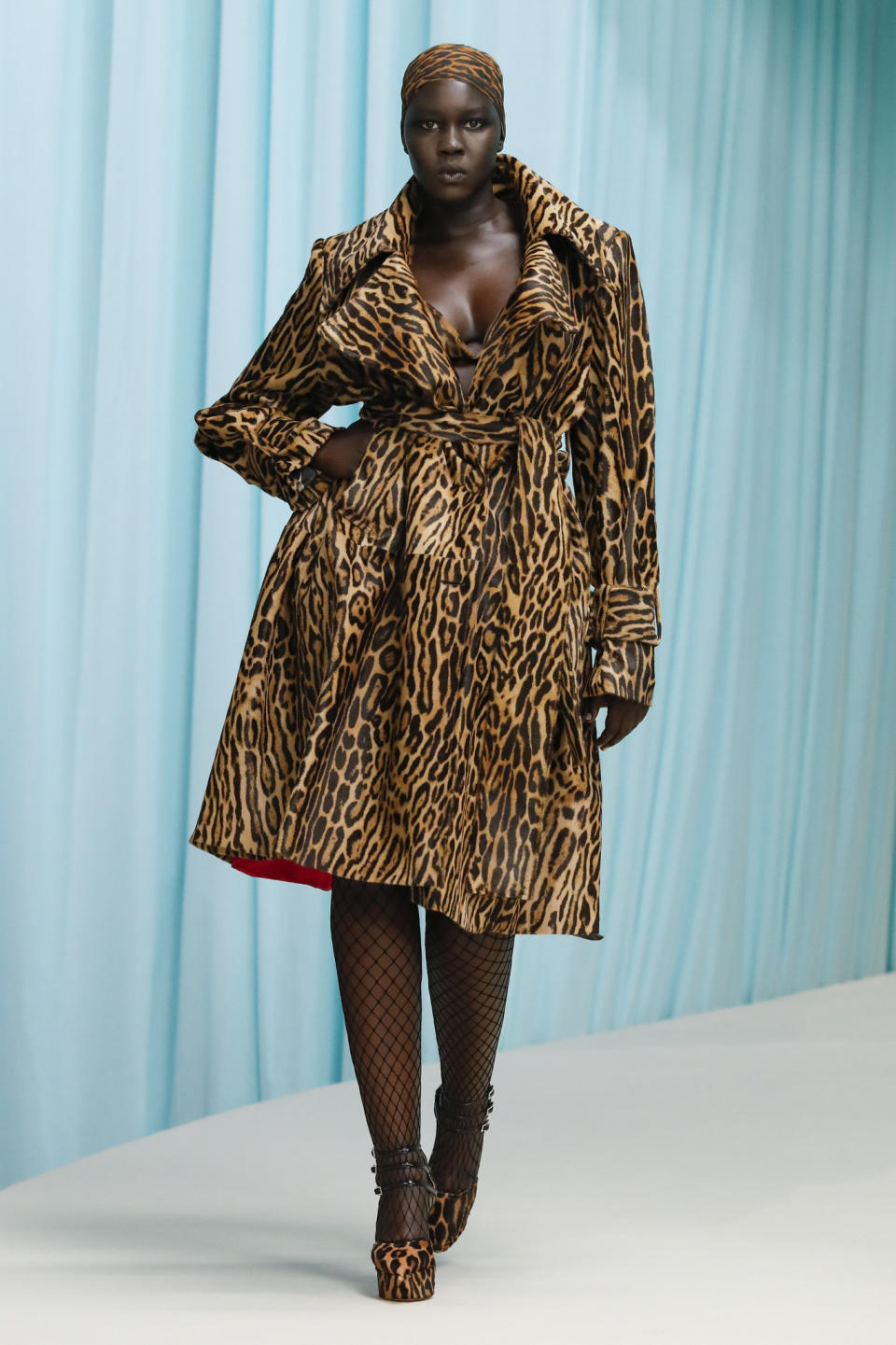 Nina Ricci RTW Spring 2024 animal print jacket