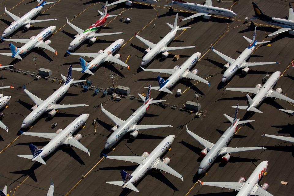 Boeing 737 Max planes