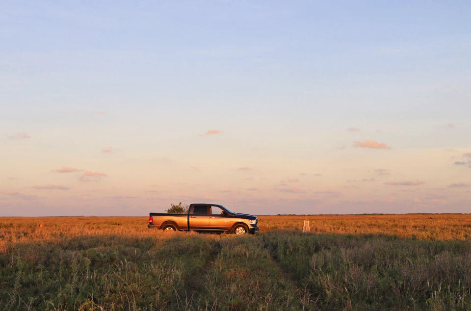 What CAH's Texas land looked like prior to SpaceX's alleged trespassing.