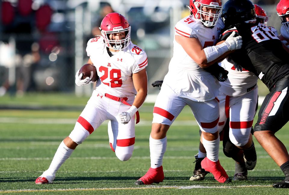 West and American Fork play in Salt Lake City on Friday, Aug. 25, 2023. AF won 45-21. | Scott G Winterton, Deseret News