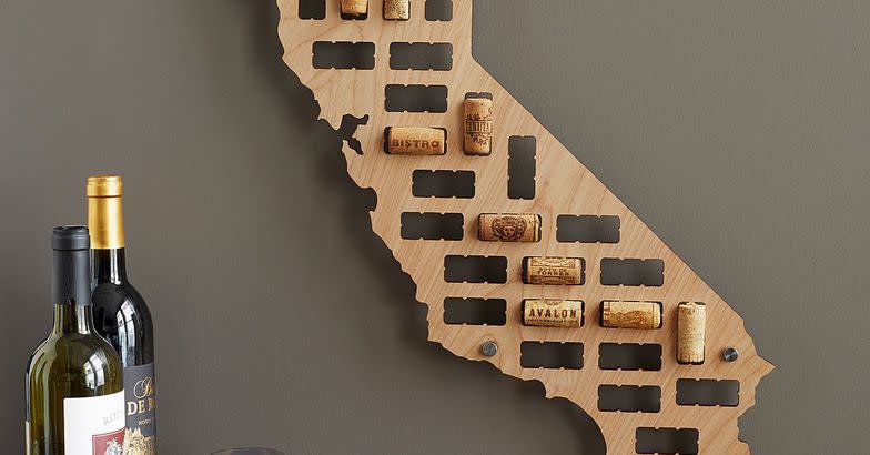 Wine Cork Map