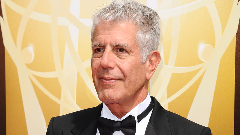 Anthony Bourdain smiling