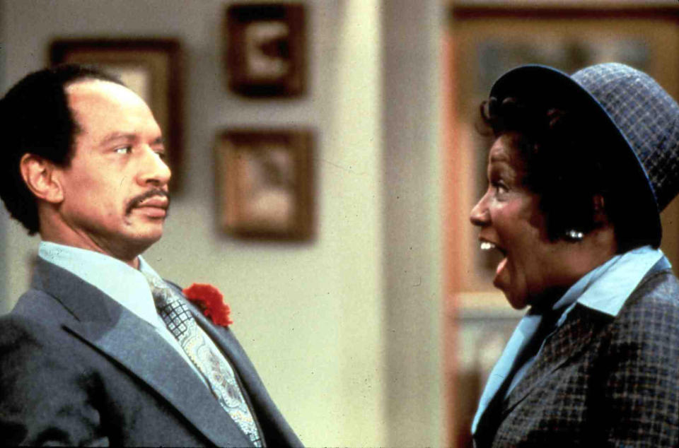 Kino. Die Jeffersons, Jeffersons: Nick At Nite, The, Die Jeffersons, Jeffersons: Nick At Nite, The, Sherman Hemsley, Isabel Sanford, 1975. (Photo by FilmPublicityArchive/United Archives via Getty Images)