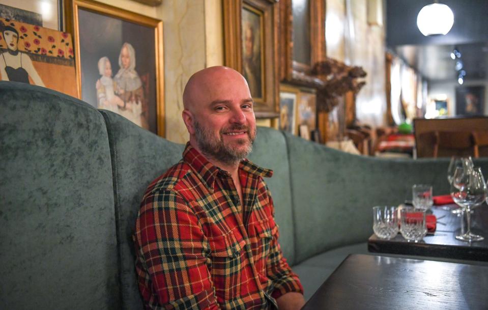 Aaron Thompson, along with partner Jessica King, plan to open Lilou at 428 S. Gay St. in January. The business is located in the ground level of the renovated Hope Brothers Building, the same space where their Sapphire cocktail bar operated for 15 years before closing in 2021.