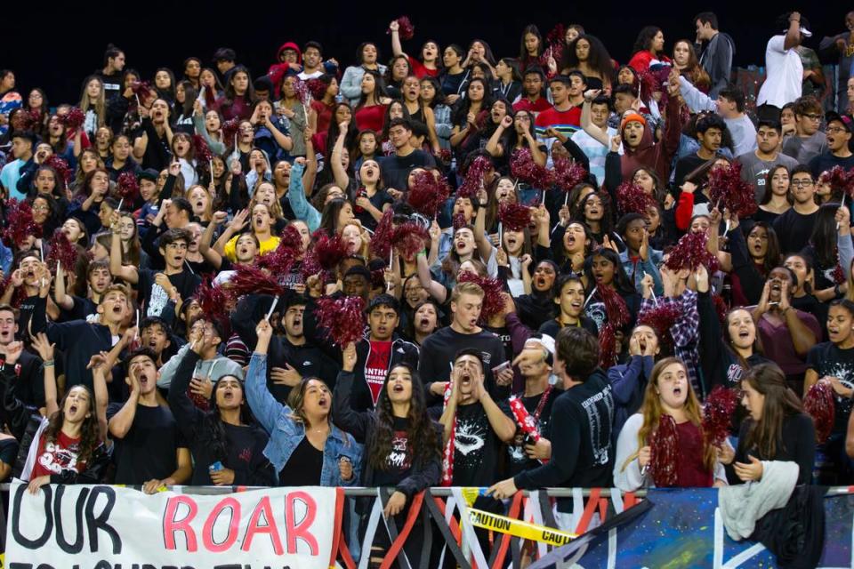 Modesto High won the fan vote poll for best high school football atmosphere. The Panthers’ student section is called ‘the black hole.’