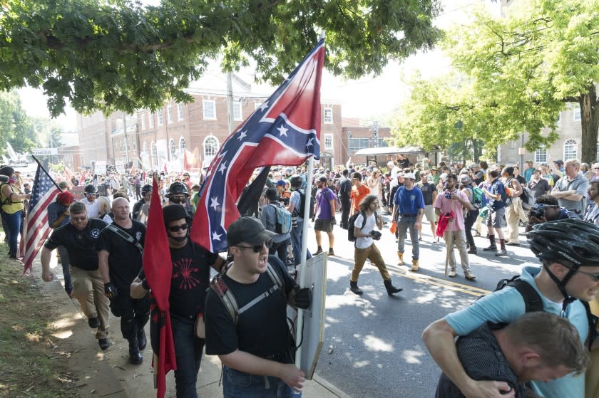 White Nationalists Clash with Demonstrators