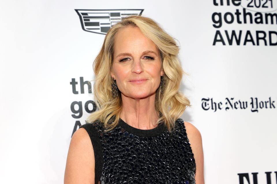 Helen Hunt is shown at the 2021 Gotham Awards presented by the Gotham Film & Media Institute at Cipriani Wall Street on Nov. 29, 2021, in New York City. The Academy Award-winner will be at the Plaza Classic Film Festival.