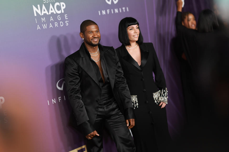 Usher, Jennifer Goicoechea Raymond, 55th Annual NAACP Awards, President's Award