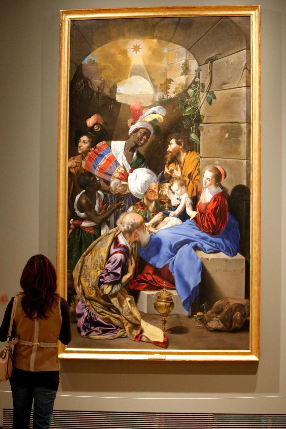 “La adoración de los Reyes Magos”, una de las obras que componen la exposición “Maíno. Un maestro por descubrir” que el Museo del Prado dedicó a uno de los maestros más destacados de la pintura española de la primera mitad del siglo XVII.