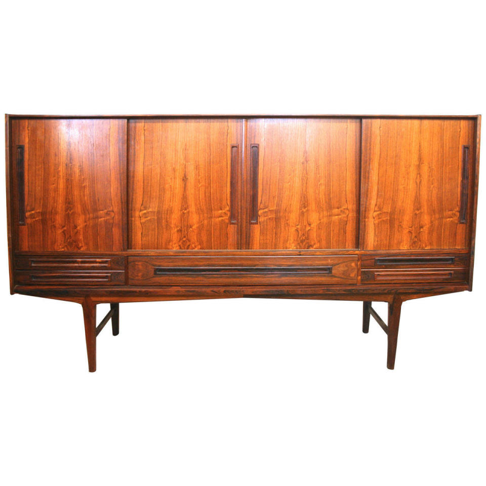 Scandinavian Rosewood Credenza