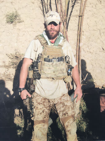 U.S. Navy SEAL Special Operations Chief Edward Gallagher, charged with war crimes in Iraq, is shown in this undated photo provided May 24, 2019. Courtesy Andrea Gallagher/Handout via REUTERS