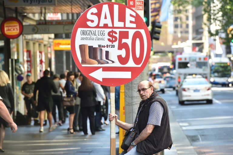 Growth in the September quarter was slightly above analyst expectations at 0.9 percent for an annual rate of 2.5 percent, the Australian Bureau of Statistics said