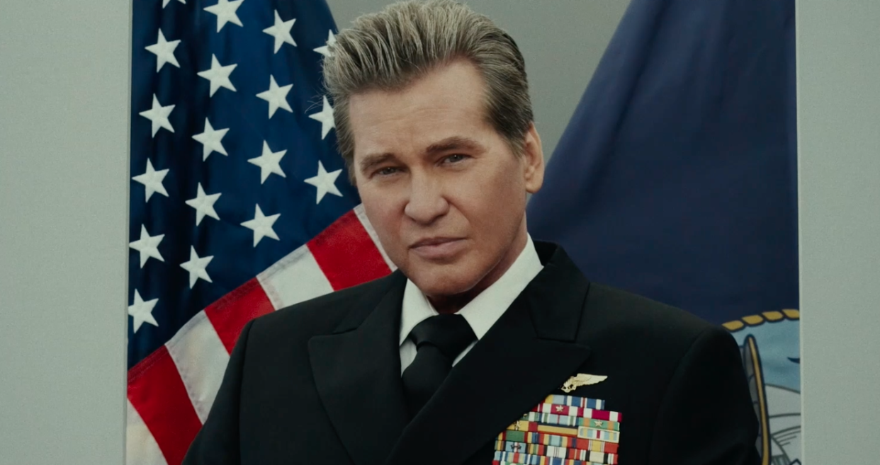 Val Kilmer is back as Iceman. (Paramount)