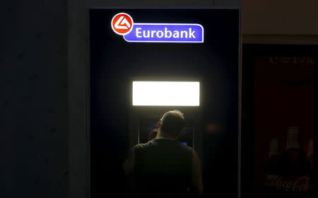 A man reacts after failing to get money from an ATM on the Greek island of Santorini, Greece, July 1, 2015. REUTERS/Cathal McNaughton