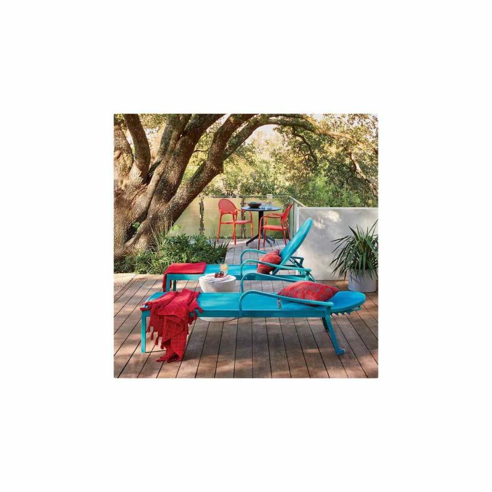 Lanai Aqua Mesh Chaise Lounge