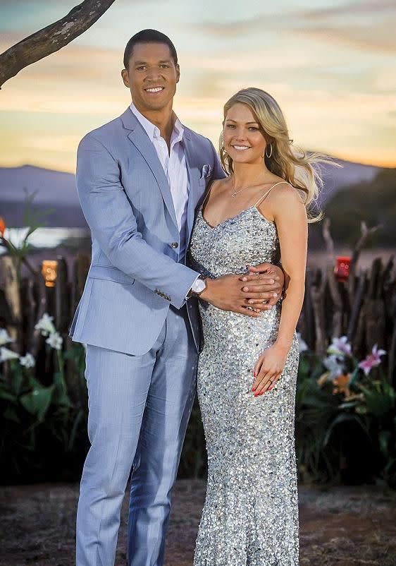 Sam Frost, who normally remains tightlipped on her Bachelor star ex, discussed Blake Garvey while on Nova 100's Chrissie, Sam and Browny Show. Source: Ten