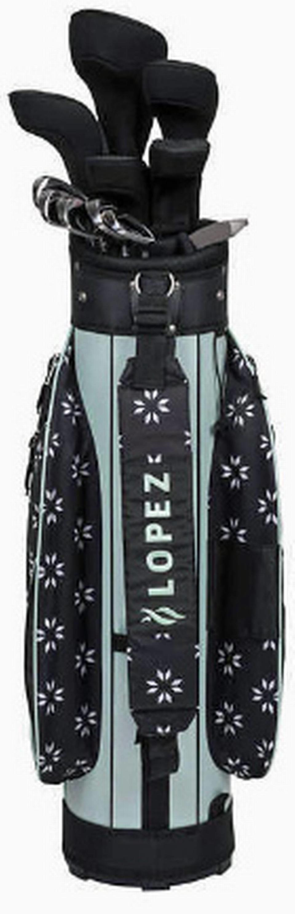 Nancy Lopez beginner’s golf set for women.