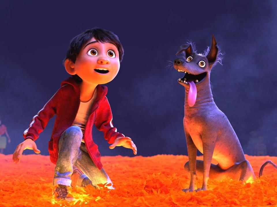 Miguel and Dante Coco Disney Pixar movie