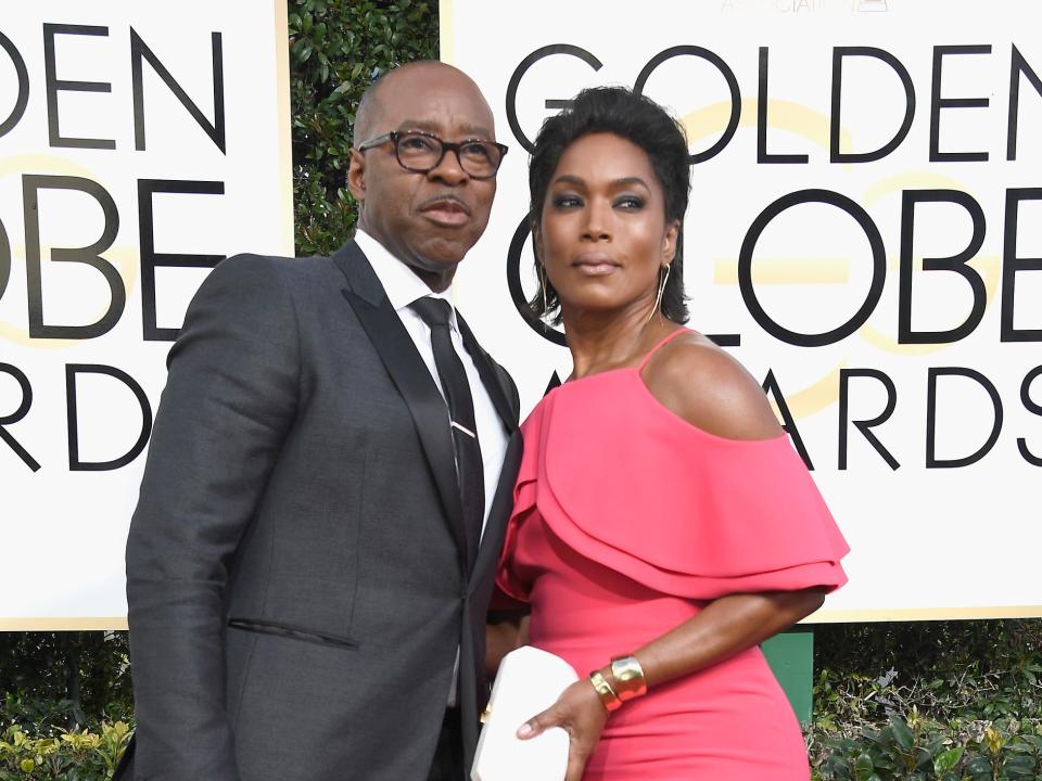 Courtney B Vance, Angela Bassett golden globes