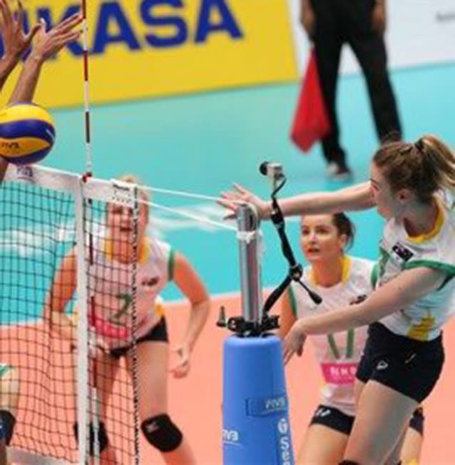 The young athlete played a 'short match' according to a former coach. Picture: Volleyball Australia