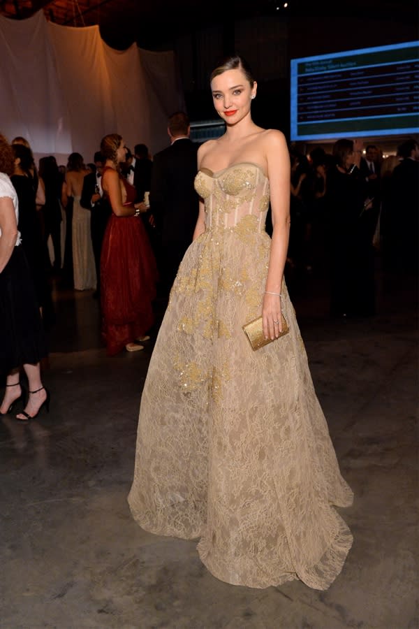 Miranda Kerr in Reem Acra