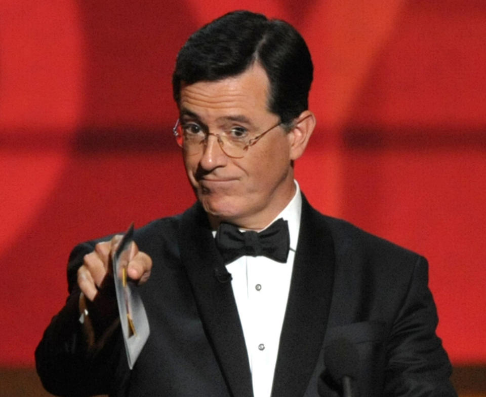 Host of "The Colbert Report" on Comedy Central