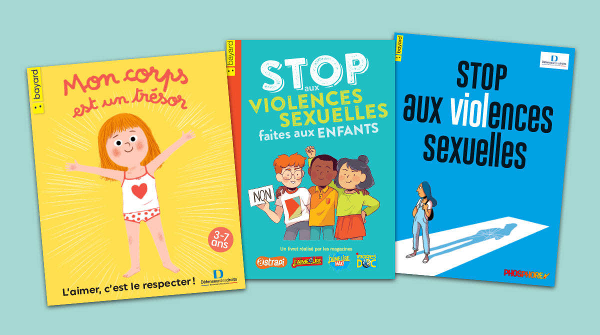 Afin de vous aider à trouver les mots justes et les informations adaptées aux 3-7 ans, 7-13 ans et plus de 14 ans, Bayard Jeunesse vous propose ces trois livrets – réalisés avec des médecins et des psychologues spécialisés – à télécharger gratuitement.