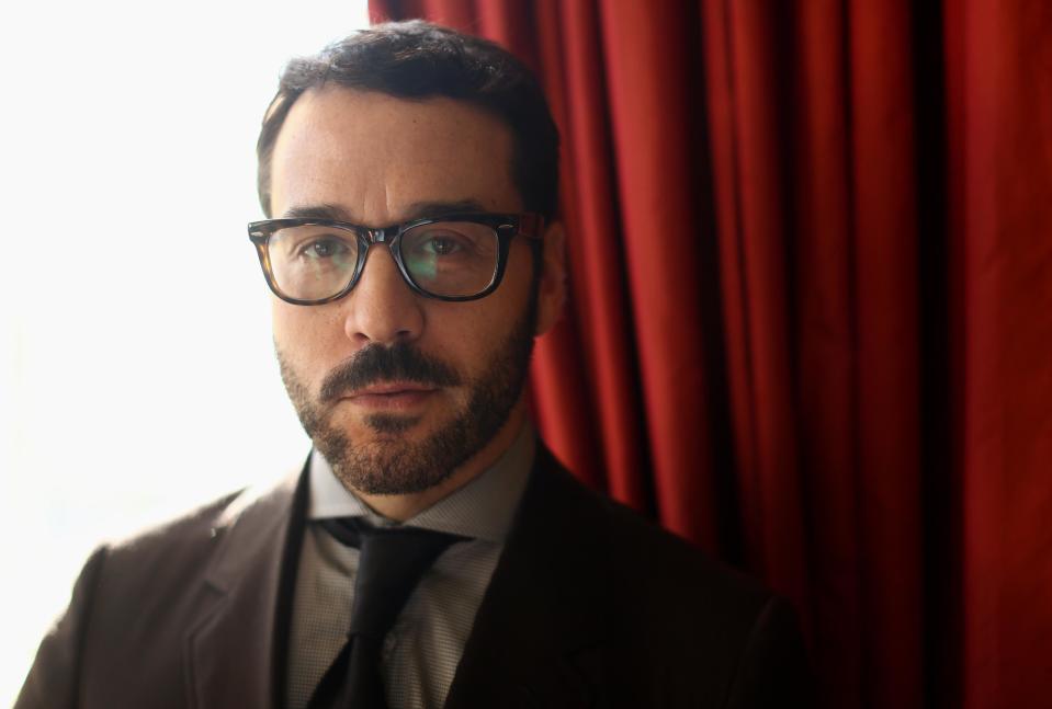 In this Jan. 15, 2013 photo, actor Jeremy Piven, from the television series "Mr. Selfridge," poses for a portrait during the PBS Winter TCA Tour at the Langham Huntington Hotel in Pasadena, Calif. "Mr. Selfridge," based on the nonfiction book "Shopping, Seduction & Mr. Selfridge" by Lindy Woodhead, details Harry Gordon Selfridge's quest to bring brassy American salesmanship to the hidebound world of British shops with his enduring Selfridges & Co. (Photo by Matt Sayles/Invision/AP)