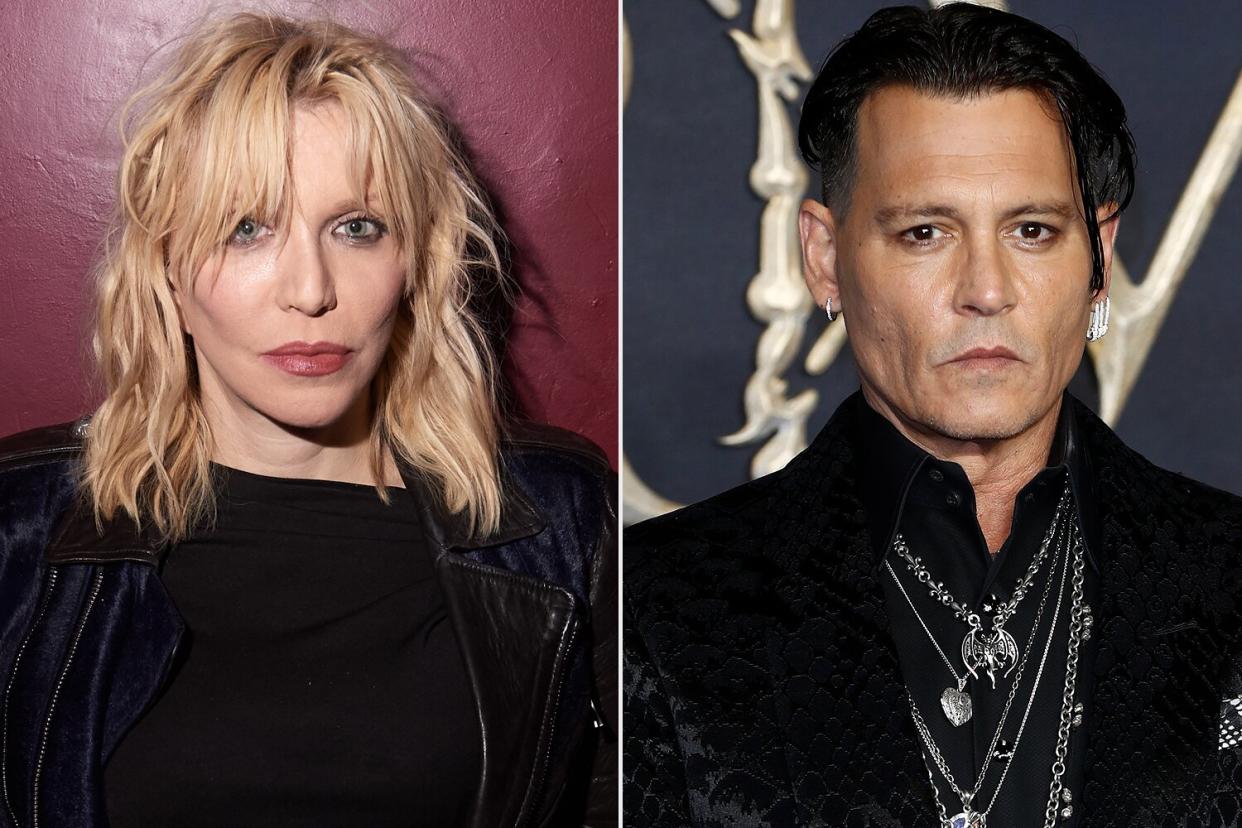 Courtney Love, Johnny Depp