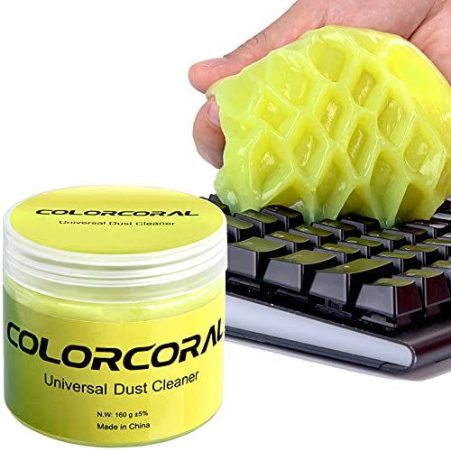 <p><strong>ColorCoral</strong></p><p>amazon.com</p><p><strong>$6.99</strong></p><p><a href="https://www.amazon.com/dp/B07GW9TJ3G?tag=syn-yahoo-20&ascsubtag=%5Bartid%7C10055.g.227%5Bsrc%7Cyahoo-us" rel="nofollow noopener" target="_blank" data-ylk="slk:Shop Now" class="link rapid-noclick-resp">Shop Now</a></p><p>Cover keyboards, speakers and car vents with this yellow gel and peel it away to clear away dust, crumbs, pet hair and other grime. It even has a faint lemon scent, making devices smell as clean as they look.</p>