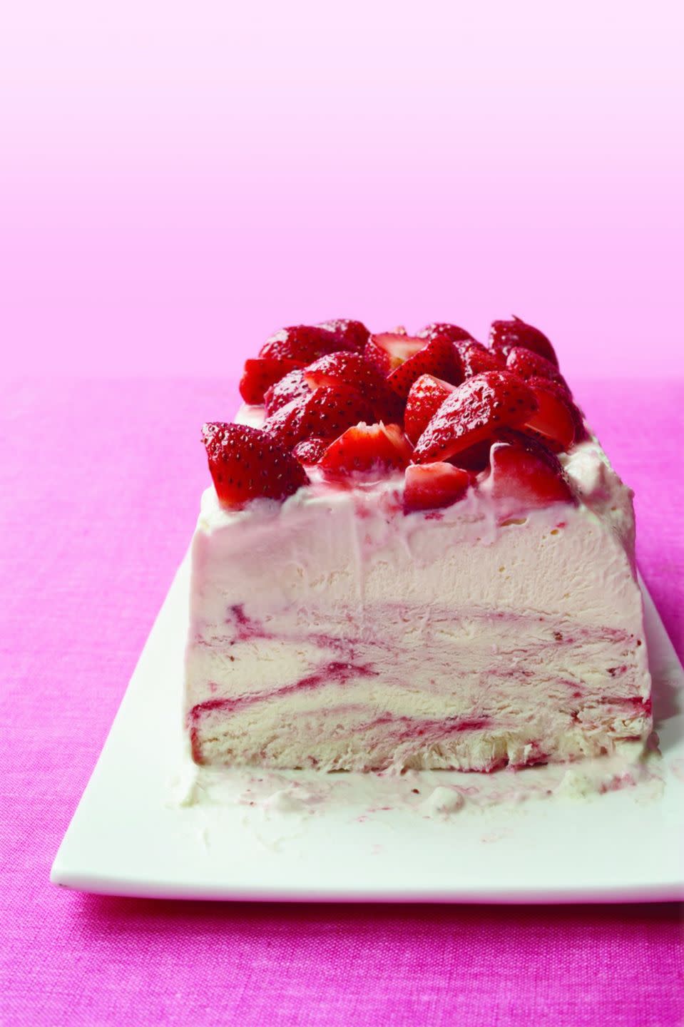 Strawberry Ice Cream Cheesecake