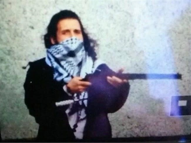 Michael Zehaf Bibeau is shown in this Twitter photo posted an Islamic State media account.