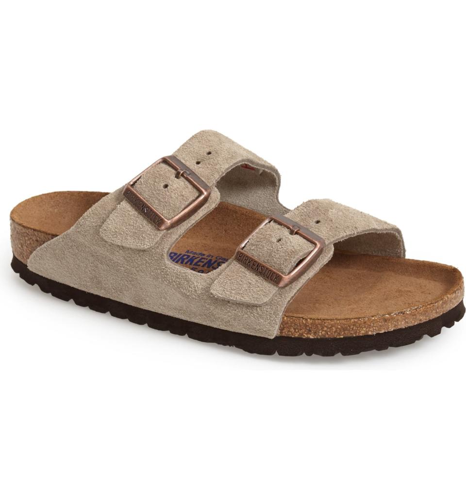 Birkenstock Arizona Soft Slide Sandal. Image via Nordstrom.