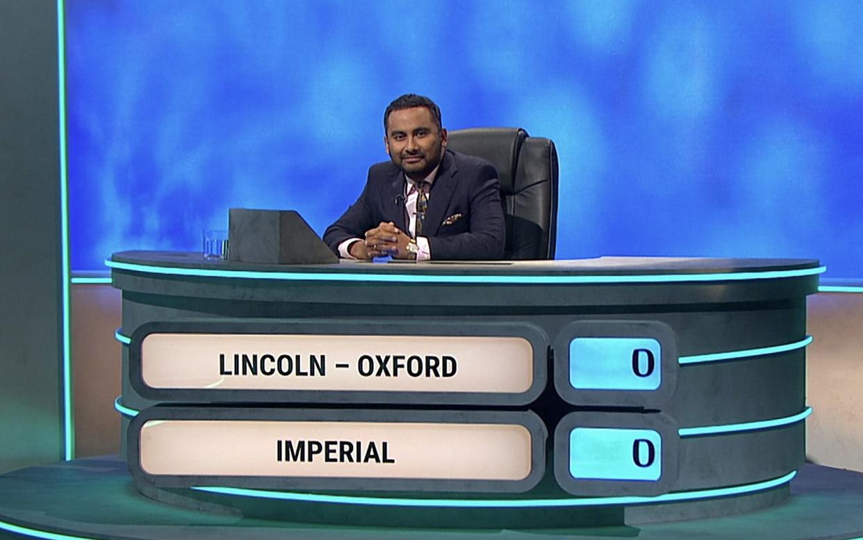 Amol Rajan took over from Jeremy Paxman last year on the BBC's University Challenge