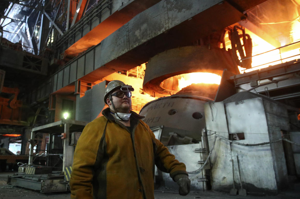 Evraz has operations in the Russian Federation, the US, Canada, the Czech Republic and Kazakhstan. and is counted among the world's top steel makers. Photo: Sergei Bobylev\TASS via Getty Images