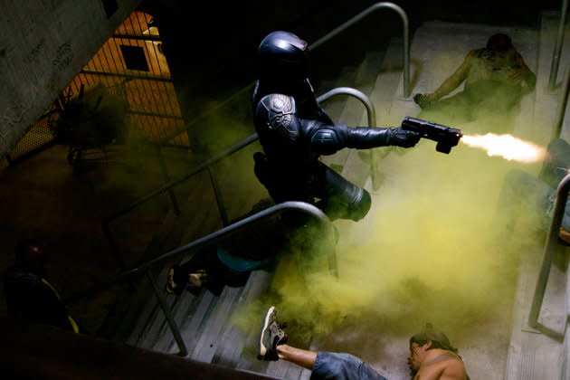 Karl Urban in Lionsgate's "Dredd" - 2012