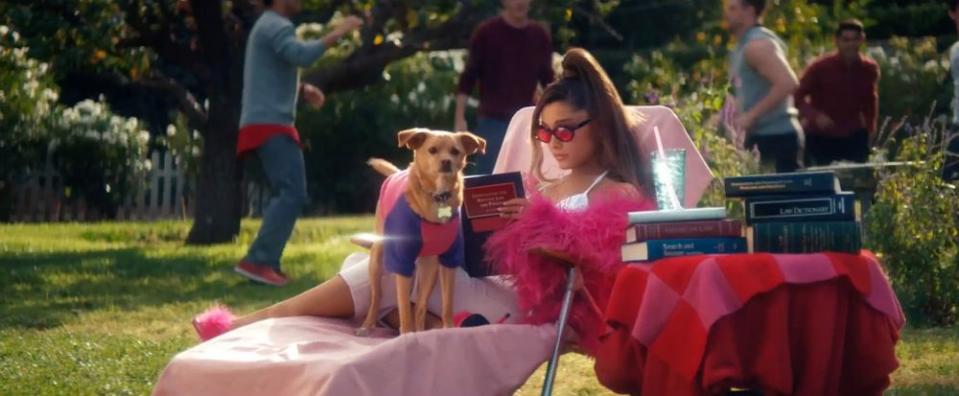 Ariana Grande in a scene from <em>Legally Blonde</em>