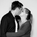 <p>Amy Schumer gave a big smooch to her new man. #couplesgoals.</p>