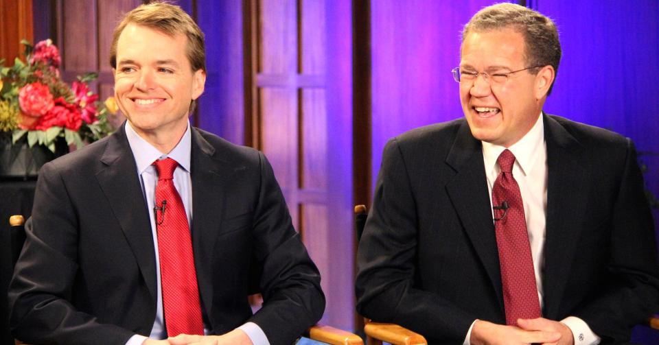 Todd Combs (L) and Ted Weschler are Berkshire’s two investment managers. And according to Warren Buffett, Combs is spending most of his time right now focused on the company’s new joint venture with Amazon and JP Morgan to lower healthcare costs for their employees.